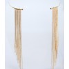 Choker dourado com franja