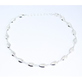 Choker prata de búzios 